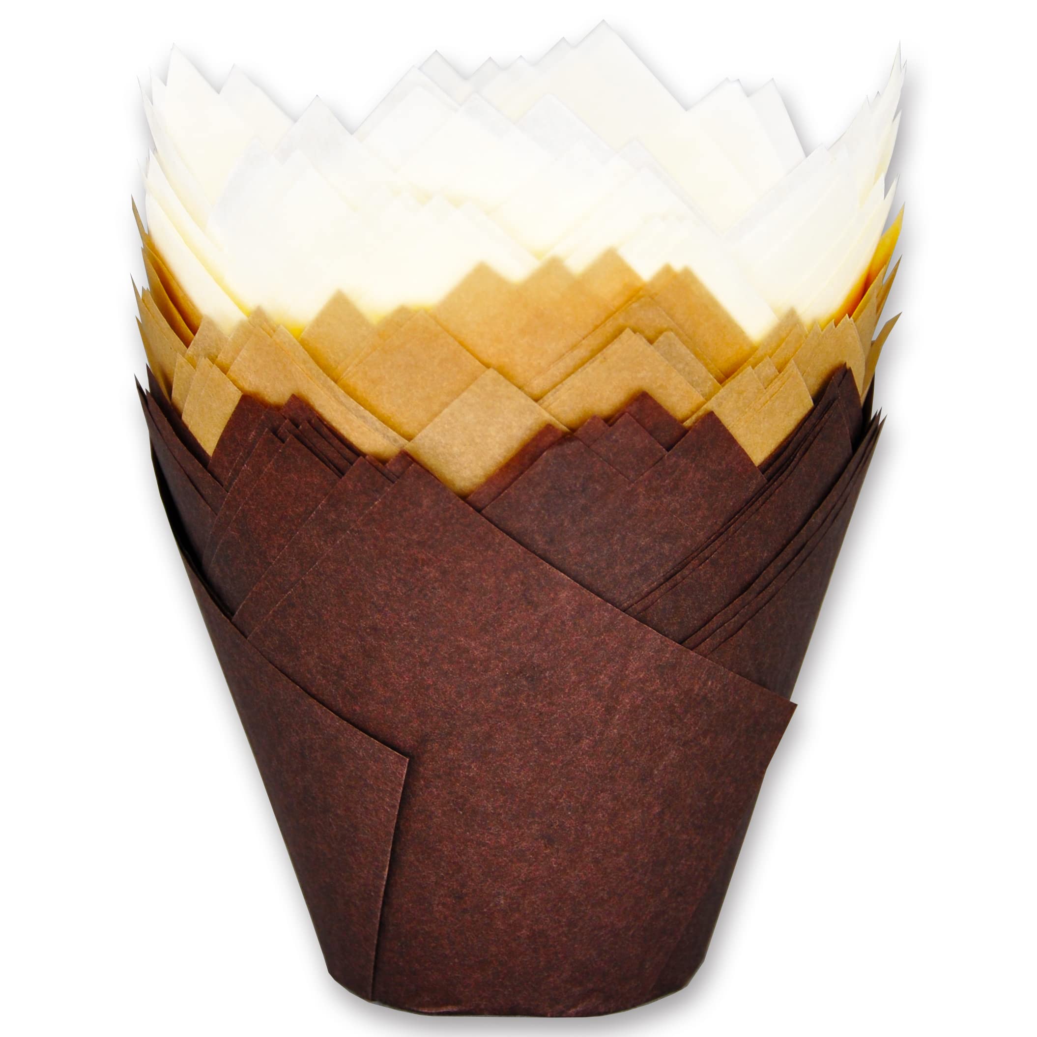 Amazon.com: MyBakning (JUMBO EXTRA LARGE size) Natural+Brown+White